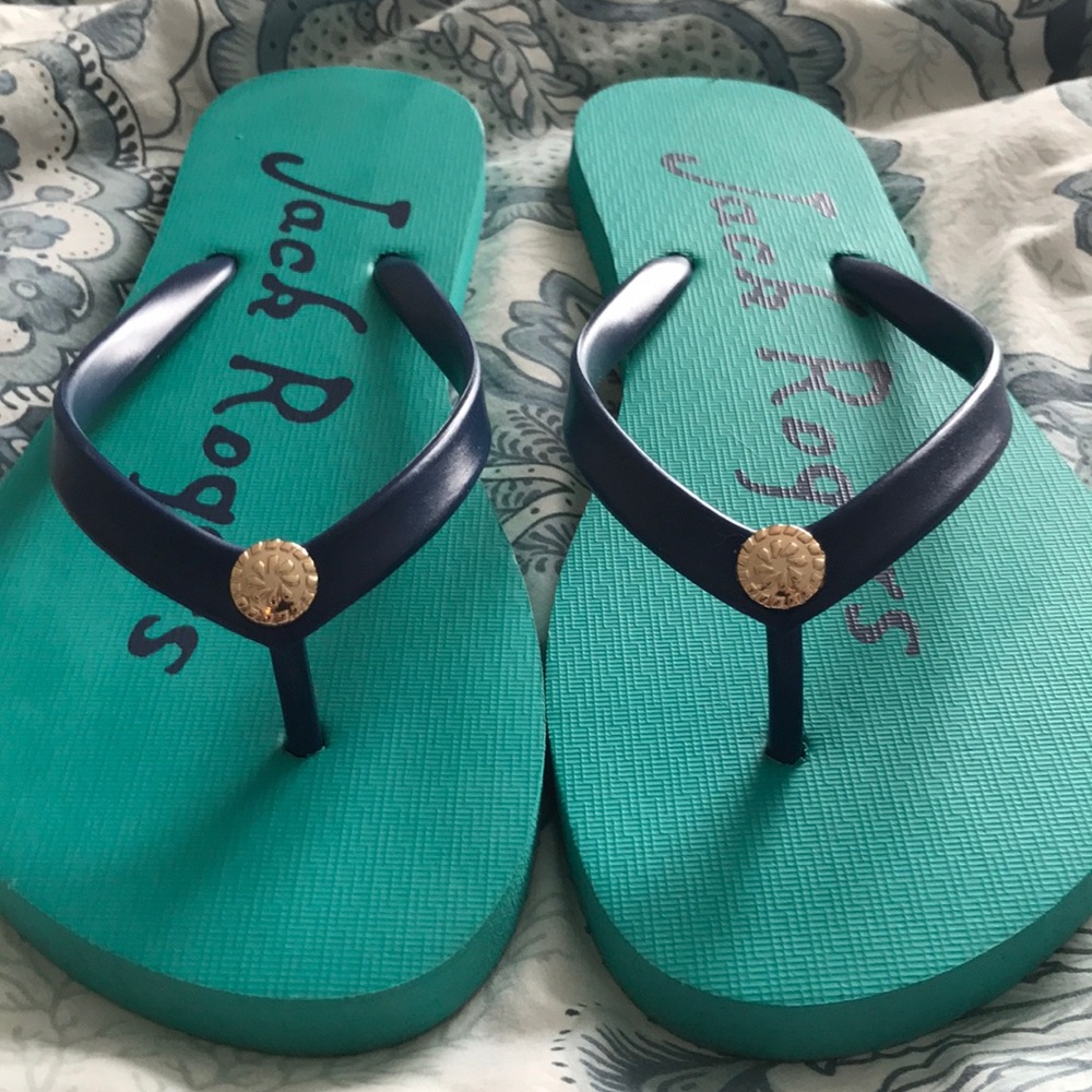 Jack Rogers flip flops size 9
